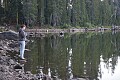 Sarah and Snag Lake shoreline