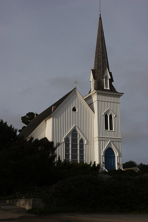 Mendocino's Presbyterian church