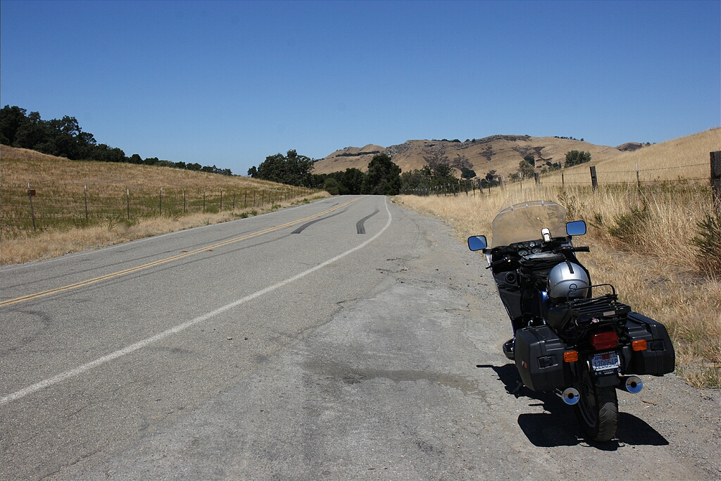 Calaveras Road - looking north back towards Sunol.