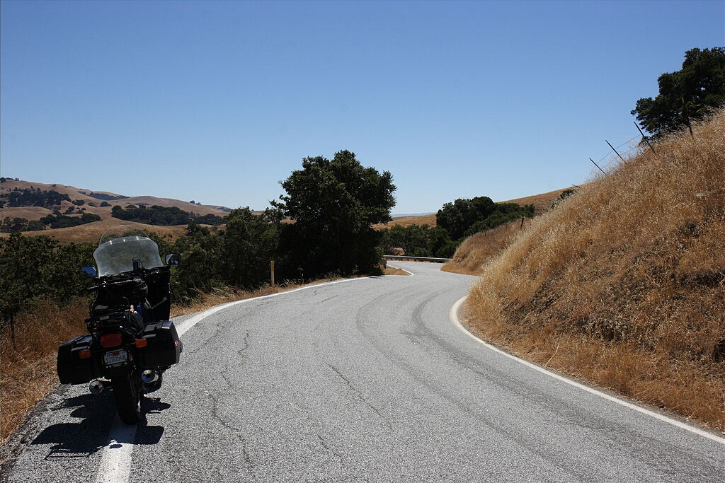 Looking south, towards Milpitas, San Jose, Santa Cruz, and my ultimate destination on this ride - Gayle's Bakery in Capitola by the Sea.