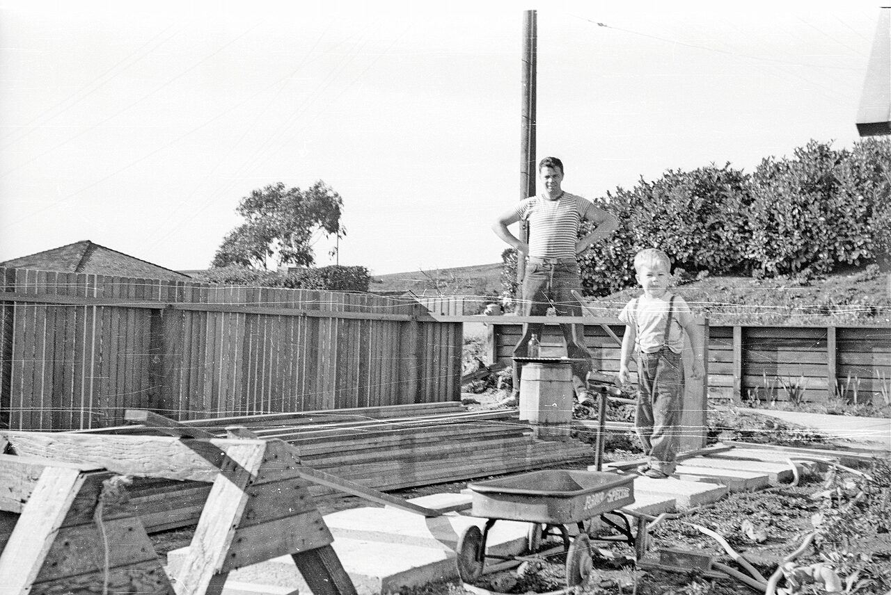 More fence work being done.